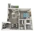A3 Renovated floor plan featuring 1 bedroom 1 bathroom