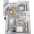 B2 Classic floor plan featuring 2 bedrooms 2 bathrooms