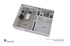 3D floor plan of a Priority Place Apartment in Martinsburg showing 1 bedroom, a living room, and a kitchen, featuring modern design.