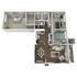 Contemporary 3D floor plan featuring 3 spacious bedrooms, a modern kitchen, elegant living room, and dining area, ideal for family living.