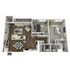 Contemporary 3D floor plan with 2 spacious bedrooms, elegant living area, modern kitchen, and inviting dining space.