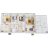 Spacious 3D floor plan showcasing three inviting bedrooms, a cozy living area, and a modern kitchen, offering a blend of comfort and style.