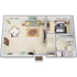 Modern 3D floor plan featuring an open-concept living and dining area, cozy bedroom, and stylish bathroom with sleek design.