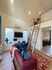 1BR Tiny Home Living Room and Loft