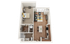 The Knoll Dinkytown A3 1x1 Floor Plan Image