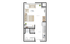 The Knoll Dinkytown S1 Studio Floor Plan Image