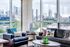 The Bridges Dinkytown Living Room with Floor to Ceiling Windows