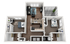 Cabana Beach San Marcos 2x2 Floor Plan Image