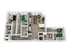 Chic 3D floor plan showcasing 3 bedrooms, an inviting living area, modern kitchen, and convenient bathrooms, perfect for comfortable living.