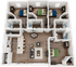 The Province Greensboro 4x4 Cottage Floor Plan