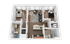 Valentine Commons - The Burke 2x2 Floor Plan