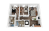 Valentine Commons - The Haywood 2x2 Floor Plan