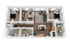 Valentine Commons - The Ashe 3x3 Floor Plan
