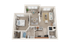 View at Legacy Oaks 1A Deluxe Floor Plan