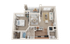 View at Legacy Oaks 1 Deluxe Floor Plan