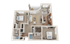 View at Legacy Oaks 2B Deluxe Floor Plan
