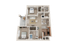 View at Legacy Oaks 2D Deluxe Floor Plan