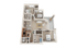 View at Legacy Oaks 3 Standard Floor Plan