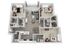 Campus Edge 3x3 Platinum Floor Plan