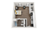 Greene Crossing Studio-2 Flats Floor Plan