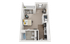 Greene Crossing Studio-3 Square Floor Plan