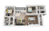 Greene Crossing 2x2-2 Flats Floor Plan