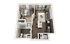 Axis West Campus Sophisticate SMART - A150 Floor Plan