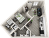 The Flats at Carrs Hill 1x1 Premium Floor Plan