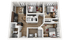 61 Vandy 3x2 E Floor Plan