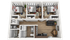 61 Vandy 3x2 F Floor Plan