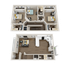 The Collective at Clemson 3x3.5 Premium Floor Plan