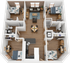 The Warehouse 4x2 A Floor Plan