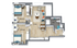 Courtyard Lofts 2x1D Floor Plan