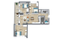 Courtyard Lofts 3x1.5A Floor Plan