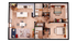 Midtown Auburn 2x2 Loft B Floor Plan