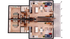 Midtown Auburn 1x1 Cottage - 2nd Ave Floor Plan