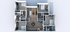 Holleman Crossing D1 4x4 Floor Plan