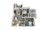 Cabana Beach Gainesville - 2x2 Exterior Flooring Floor Plan