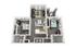 Cabana Beach Gainesville - 2x2 Split Premium Floor Plan