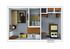 24 Longview 1x1 Floor Plan
