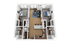 The Bridges Dinkytown B7 2x2 Floor Plan