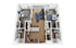 The Bridges Dinkytown B4 Floor Plan Image