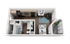 Cabana Beach San Marcos Studio Floor Plan Image