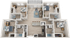 The Park on Morton 4x4 Balcony Platinum Floor Plan