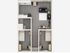 Modern floor plan with 2 cozy bedrooms, inviting living room, and efficient kitchen layout.