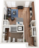 The Knoll Dinkytown S3 Studio Floor Plan