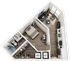 The Gathering at UC Studio Floor Plan