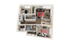Modern 3D floor plan showcasing two cozy bedrooms, an open living area, elegant kitchen with breakfast bar, and stylish dining space.
