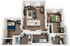 The Province Greensboro 2x2 Floor Plan