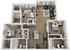 Riverfront Village 3x3 Capstone Floor Plan Image